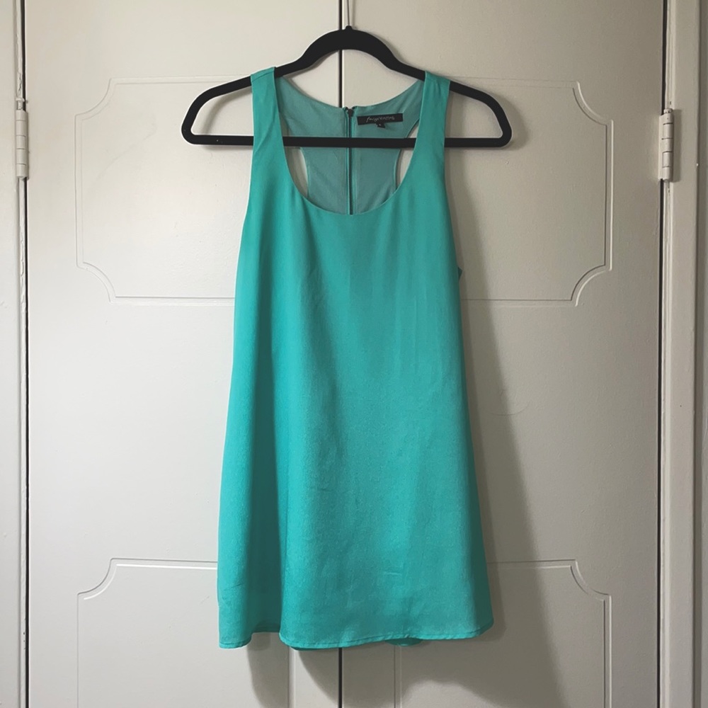 FOREIGN EXCHANGE RACERBACK ZIP BACK TANK